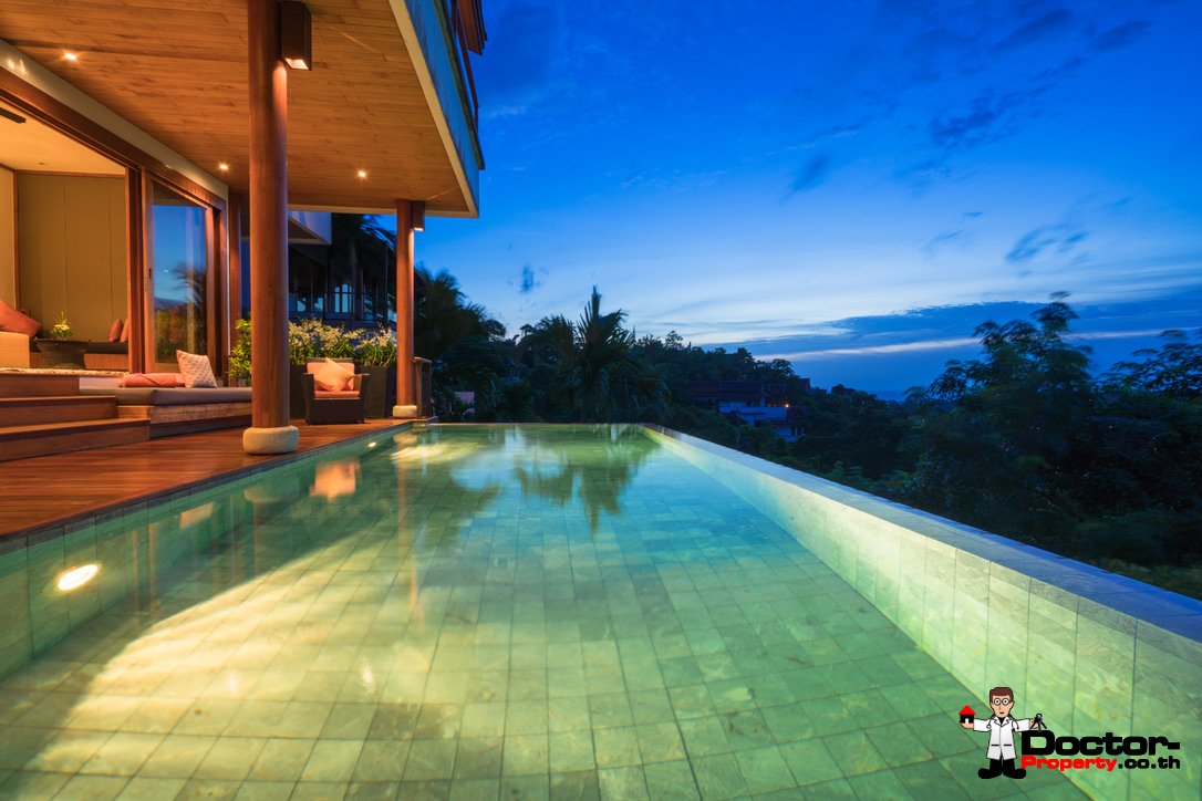 4 Bedroom Sea View Villa Malisa - Baan Thai Surin Hill - Surin Beach - Phuket West - for sale